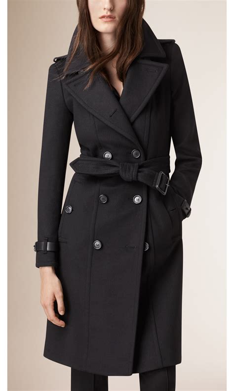 burberry coat womens black|vintage burberry coats women's.